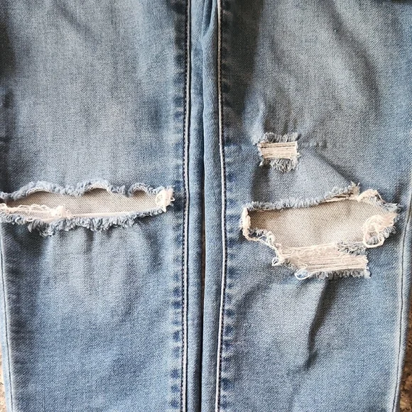 American Eagle High-Rise Jeggings,  Distressed Skinny Jeans - Picture 3 of 3